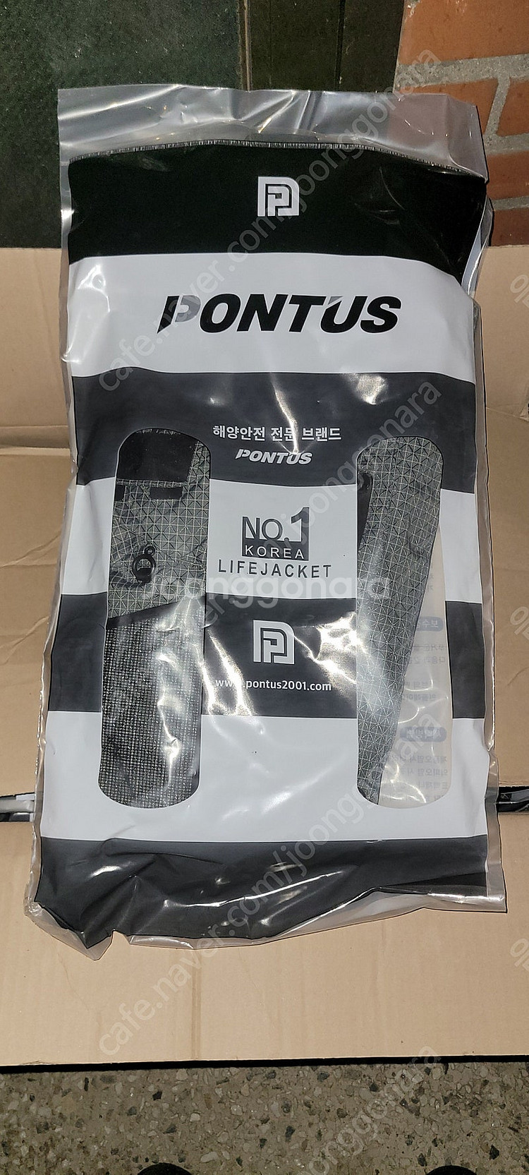 새상품폰터스 자동패창식 구명조끼 PL3000--0