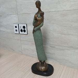 빈티지 황동 모자상 높이 약 63cm 서울양천구