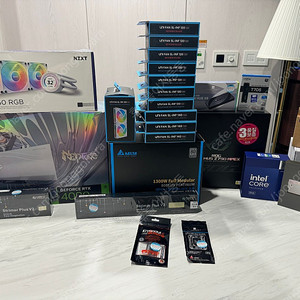 14900ks, RTX4090, 최상급 부품들로 구성한 화이트 하이앤드 본체 판매합니다. 4/20 거래시 550만