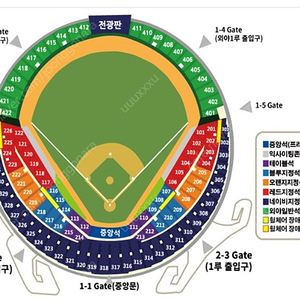4월27일 일요일 두산 롯데 1루 통로 3연석