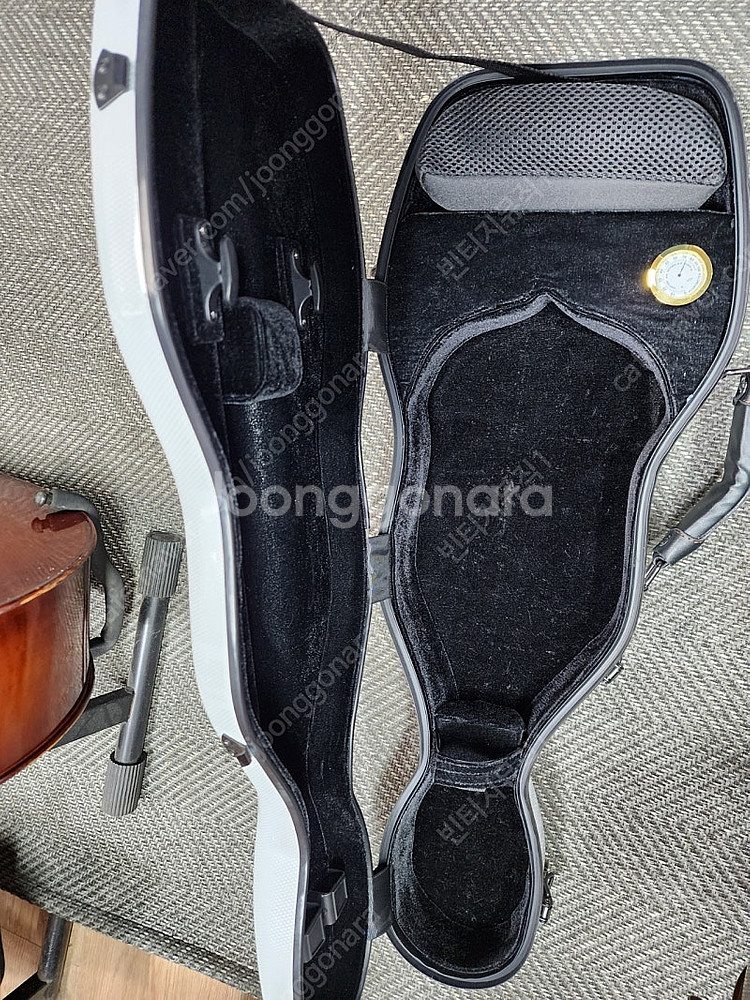 1/4 3/4 바이올린 하드케이스 첼로모양 바이올린모양 상태좋음--4