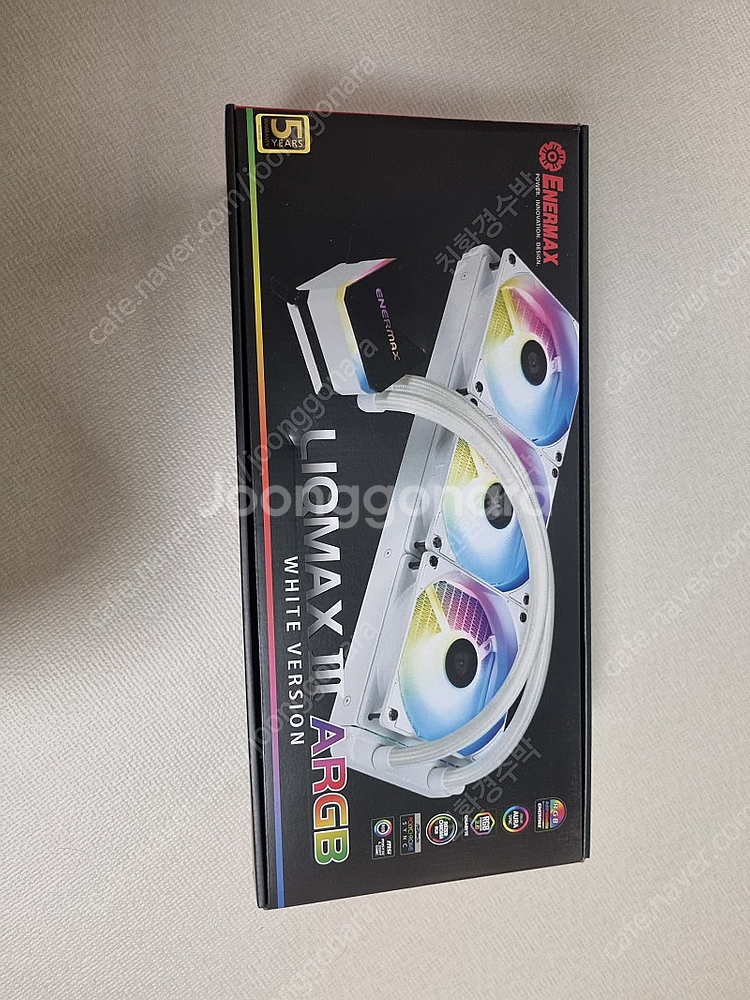 수냉쿨러 에너맥스 LIQMAX III ARGB WHIT...--0