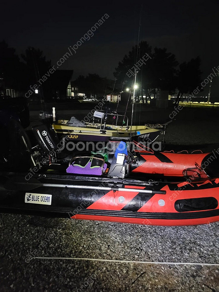 고무보트 풀셋팅 팝니다.--3