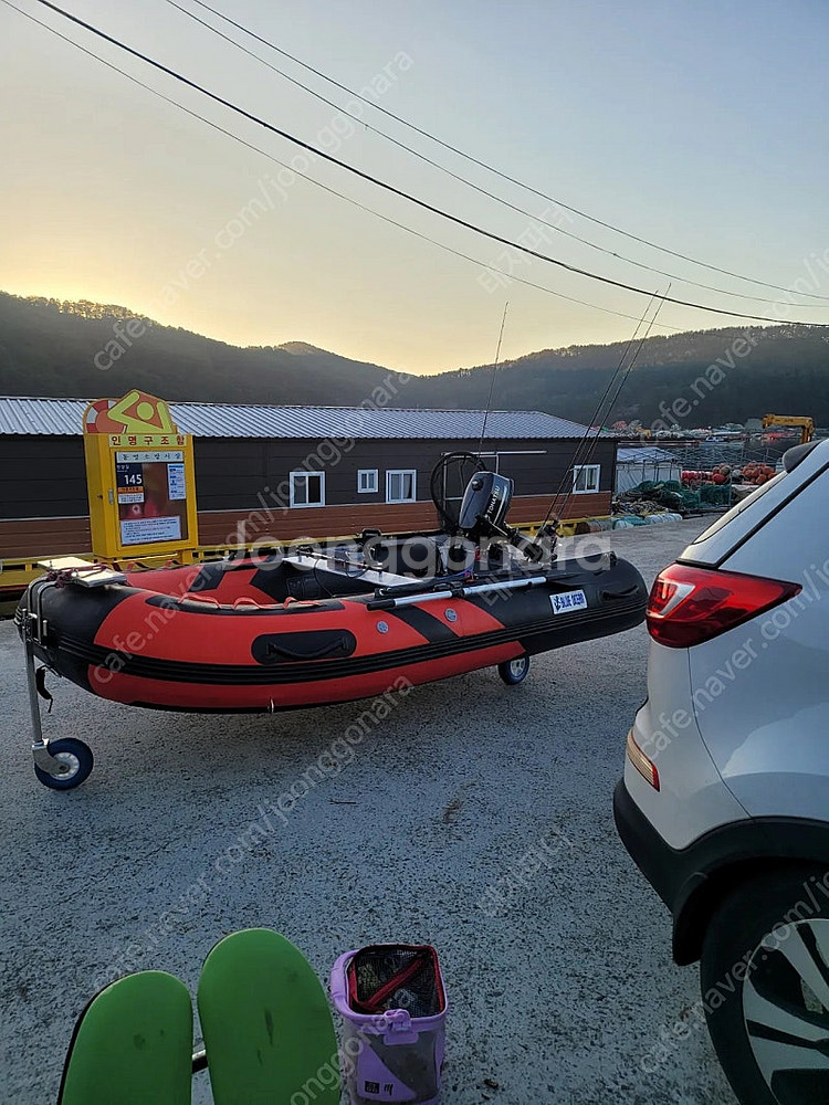 고무보트 풀셋팅 팝니다.--4