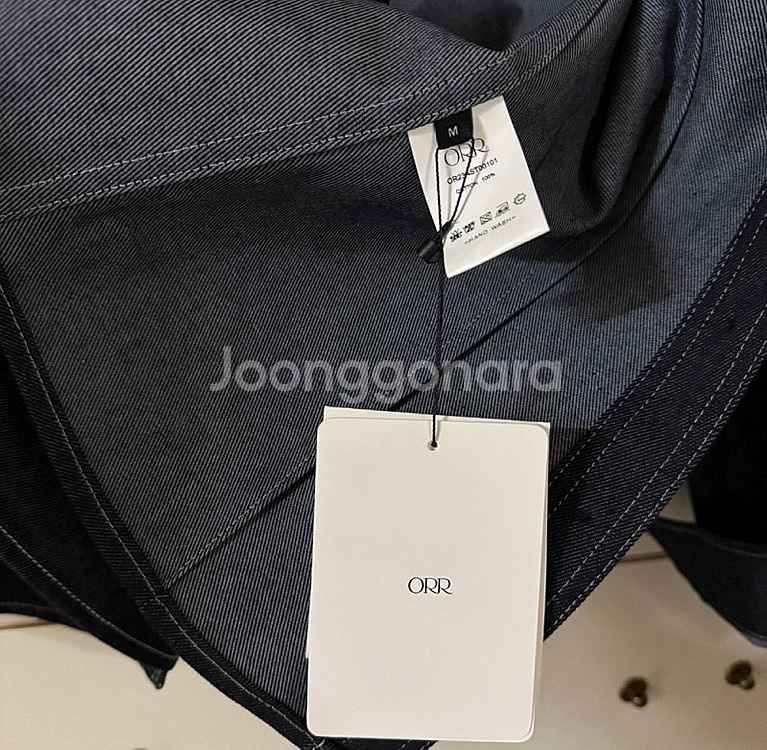 오르(ORR) 콜레트 데님 셔츠(새상품/M)--6
