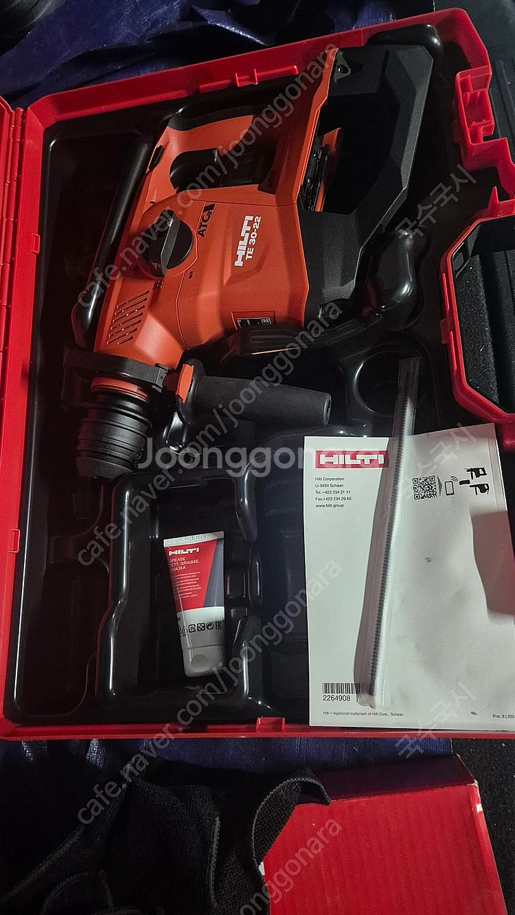 새상품 힐티 TE 30-22 세트 로터리 해머드릴 배터...--0