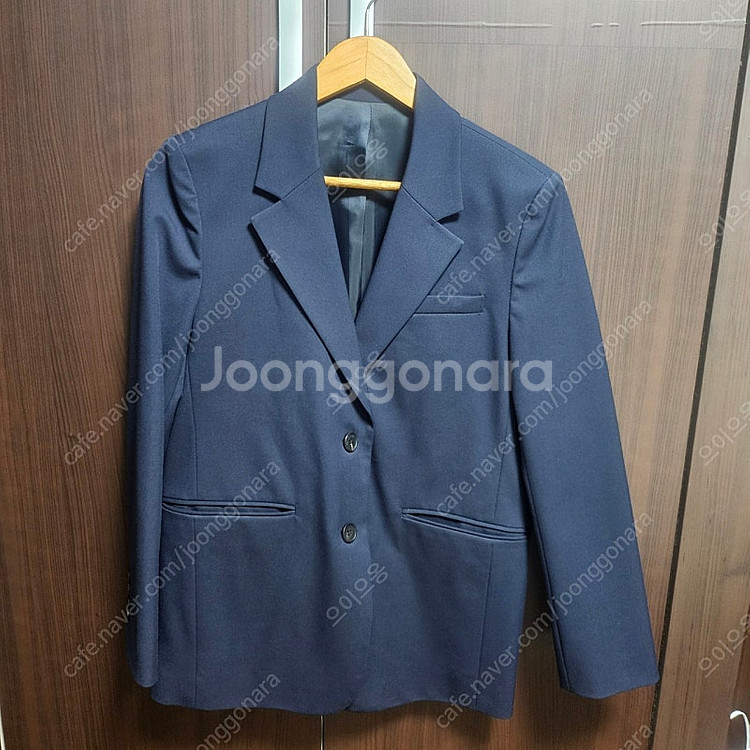 무신사 스탠다드 우먼즈 오버사이즈 블레이저 XS 네이비--0
