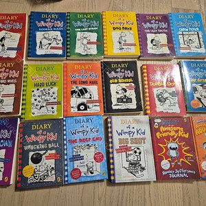 The diary of wimpy kid16권 + 주인공친구가 쓴 책 2권
