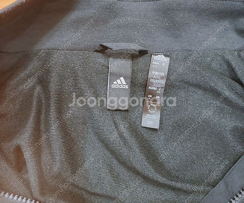 가격포기!!! 아디다스 바람막이 블랙 105(XL)사이...--2