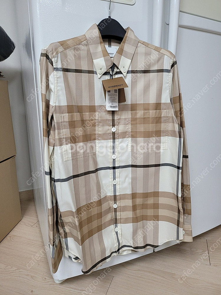 정품 새상품 54만원 BURBERRY 버버리 트윌체크셔...--0