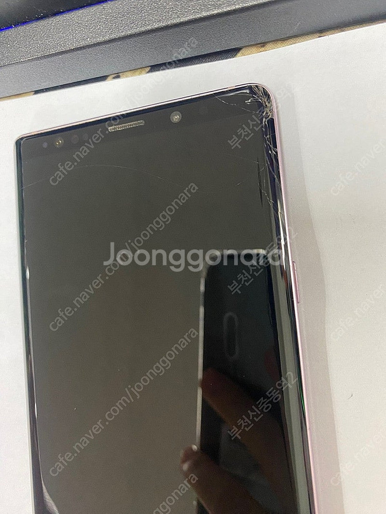 198375 SK 갤럭시노트9 퍼플 128GB 무잔상+...--2