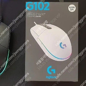 로지텍 G102 마우스 미개봉