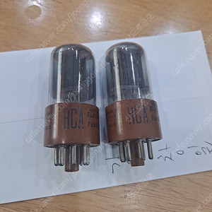 진공관 Rca 6sn7 스모크관 두알