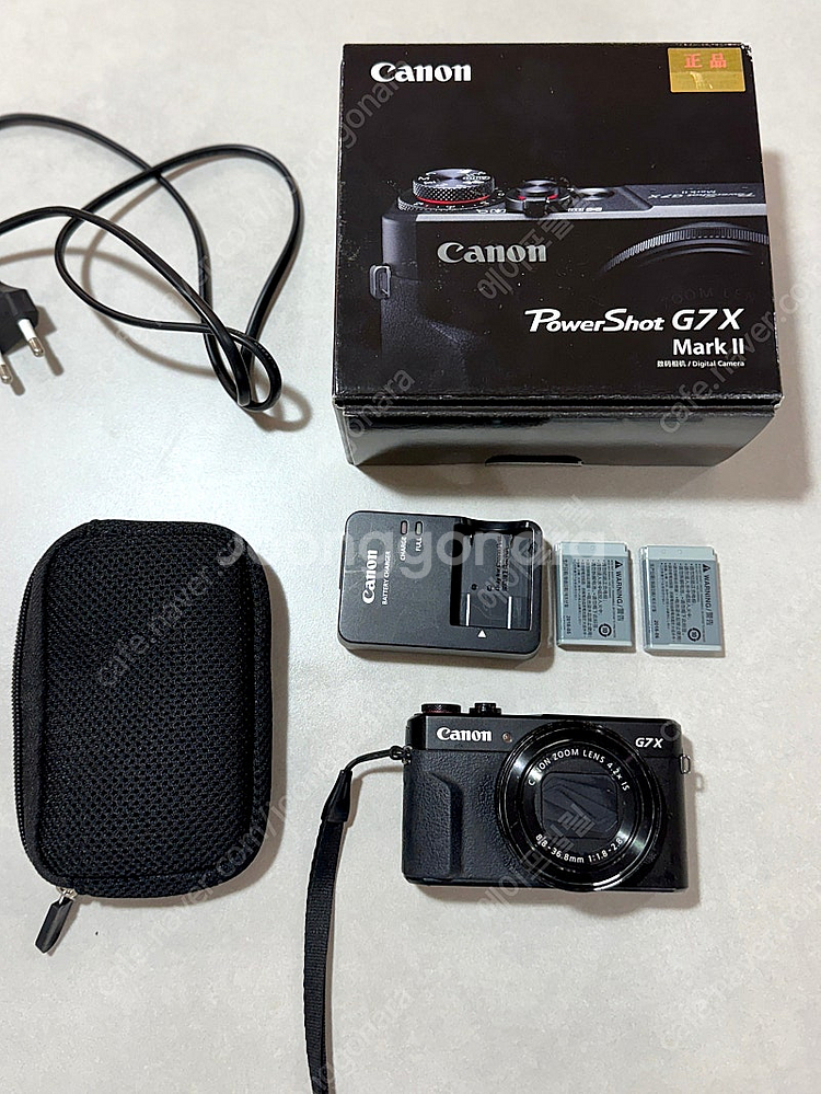 캐논 g7 mark2 (배터리2개, 64기가)--1