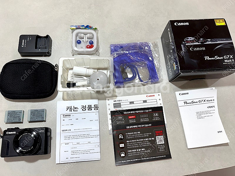 캐논 g7 mark2 (배터리2개, 64기가)--0