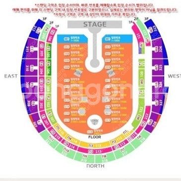 콜드플레이 25일 좌석 1층 W2 4연석(저) ->스탠...--0