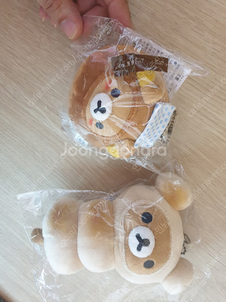 리락쿠마 찻집 한정 인형키링 2종 팝니다.--0