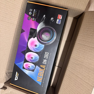 다크플래시 3열 수냉쿨러 dn-360 블랙