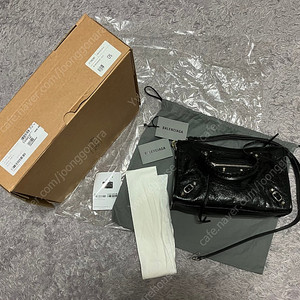 발렌시아가 811442 르 시티 백 블랙 스몰