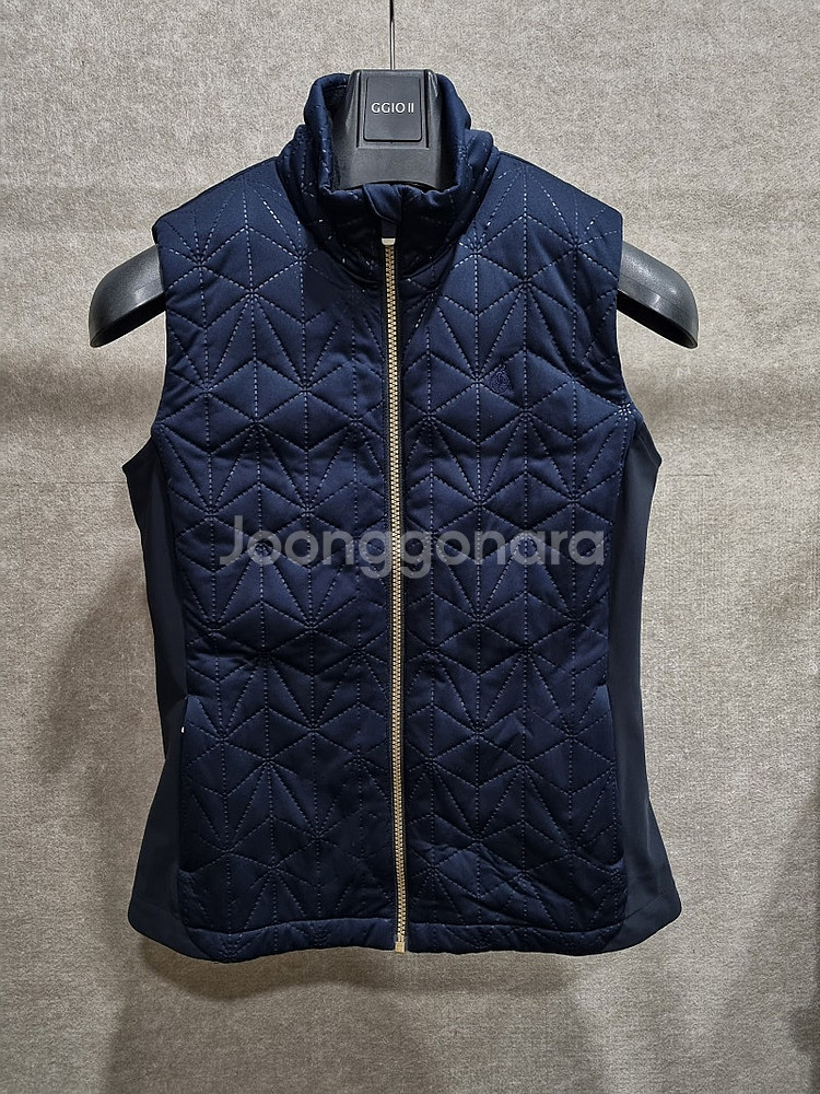 여성 90 빈폴 골프 패딩 조끼--0
