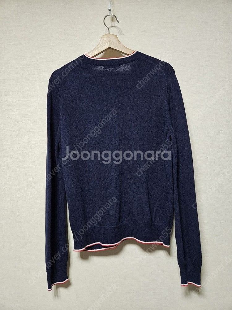 헤지스 Hazzys 배색라인 니트 가디건 여성 95 /...--8