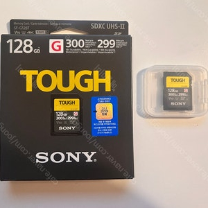 소니 SF-G128T 터프 128G V90 UHS-II U3 Class 4K 전용 메모리카드