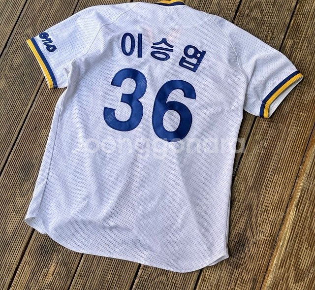삼성라이온즈 이승엽 구형 유니폼 야구 유니폼 90/S--0