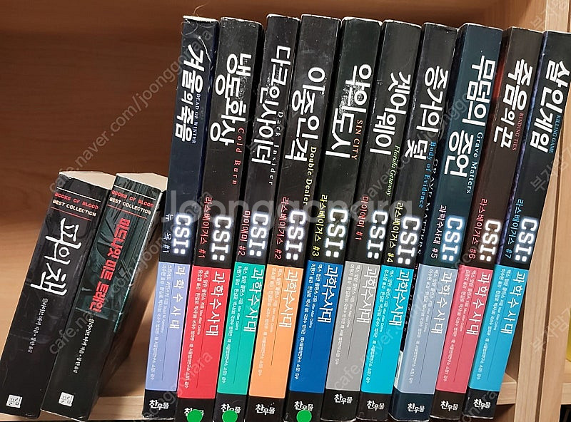 할인)CSI 과학수사대 소설 판매합니다.12+2--0
