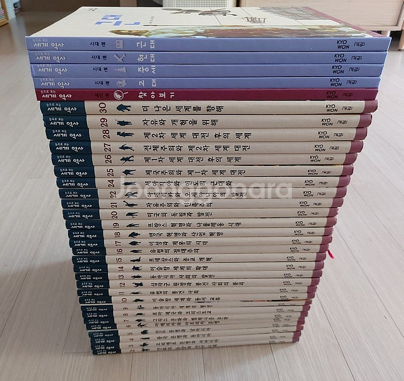 교원 눈으로 보는 세계역사 29권+추가부록5권--0