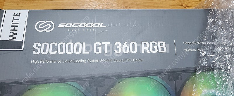 수랭쿨러 3열 미개봉(SOCOOOL GT 360 RGB...--2