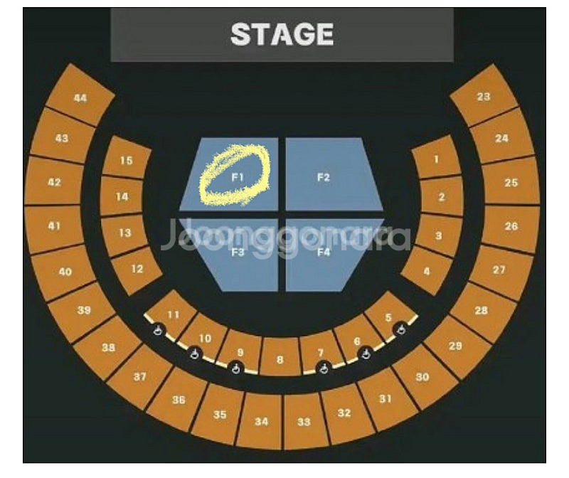 유우리 콘서트 5/3 a구역 스탠딩 200번대 두장양도--0