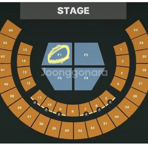 유우리 콘서트 5/3 a구역 스탠딩 200번대 두장양도