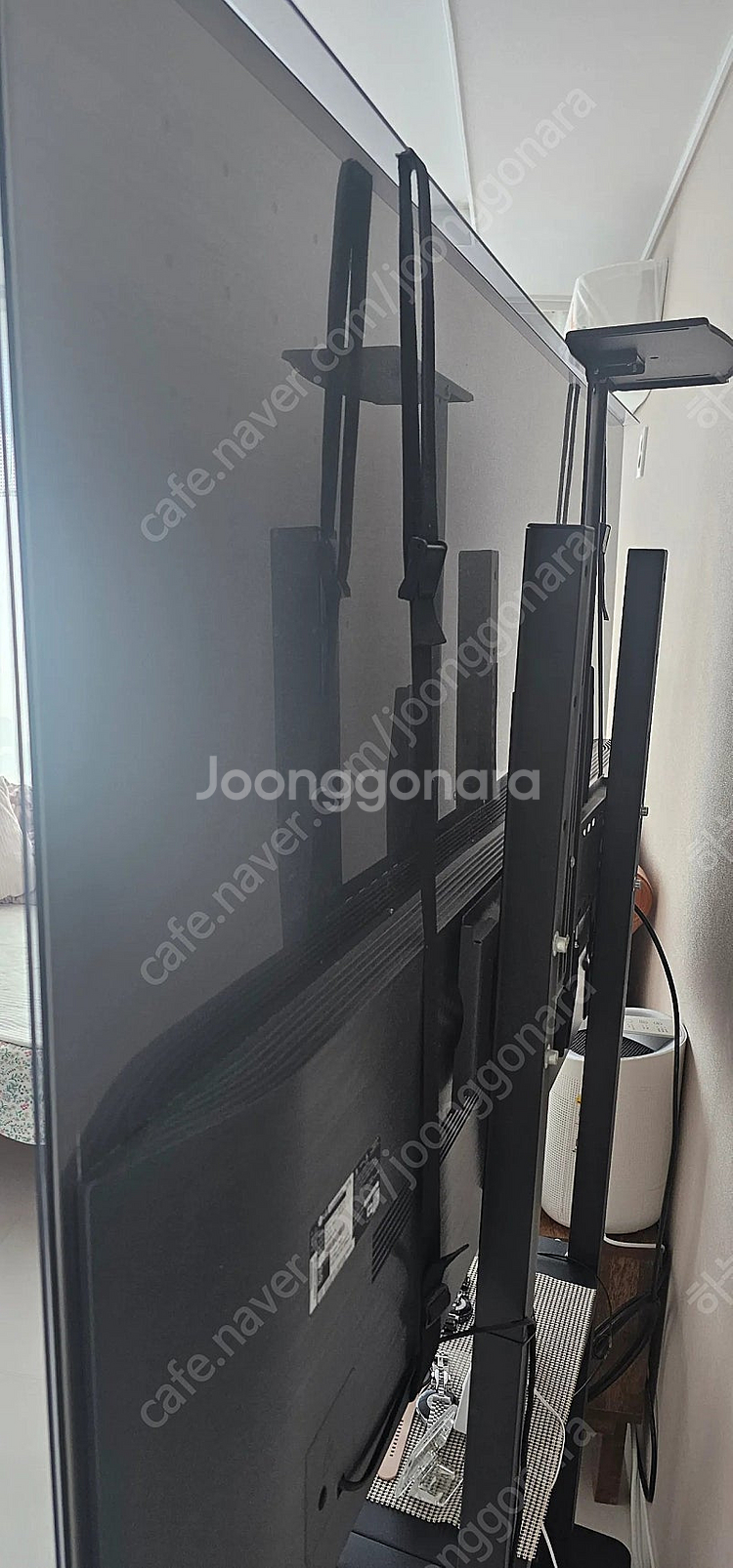 LG 65 4k OLED 스마트 티비 이동식 거치대, ...--5