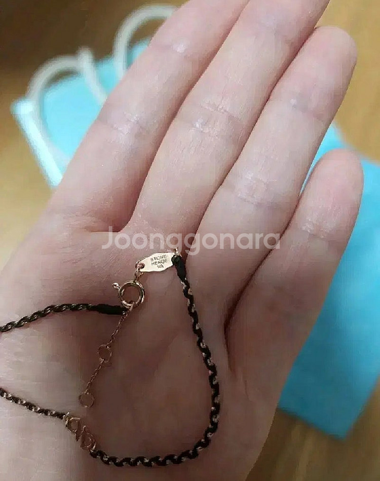 스톤헨지 She 14K 실크 팔찌 (정가 368,000...--5