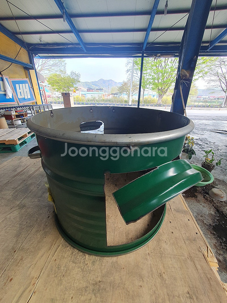 드럼통 화덕--0