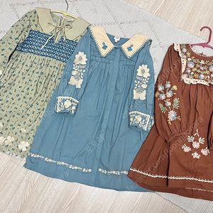 아폴리나 블루벨 에델 초코원피스 7-9y 일괄