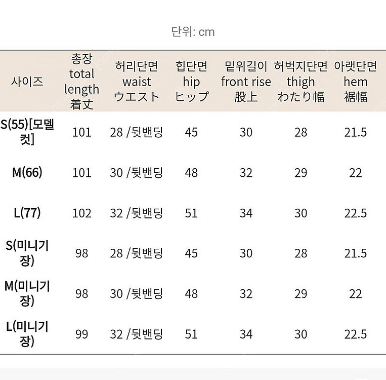 리린 베스트상품 다리 길어보이는 진청 와이드 청바지(새...--5