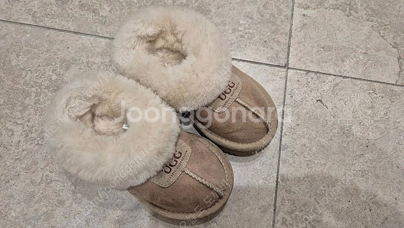 (ugg 160~165/서비스2개드림)ugg유아털슬리퍼...--0