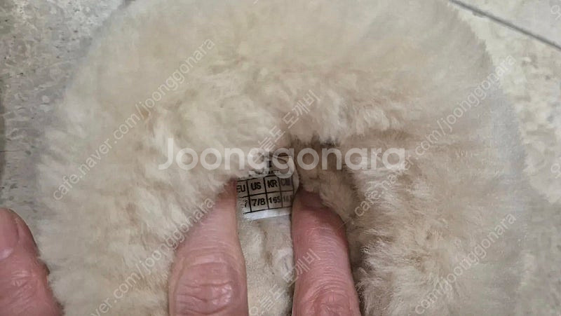 (ugg 160~165/서비스2개드림)ugg유아털슬리퍼...--2