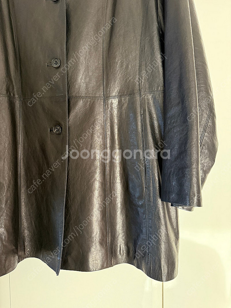 에토스 가죽 자켓 Ethos LEATHER HALF J...--4