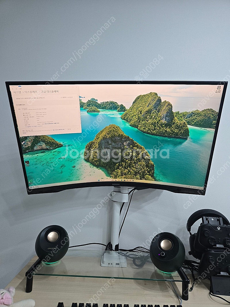 삼성전자 오디세이 5G 게이밍 커브드 모니터 WQHD ...--1