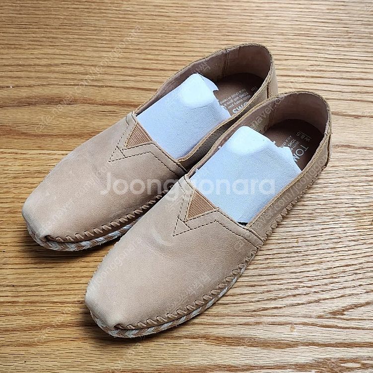 (새상품) TOMS 탐스 가죽 슬립온+에스파드류 US8...--1