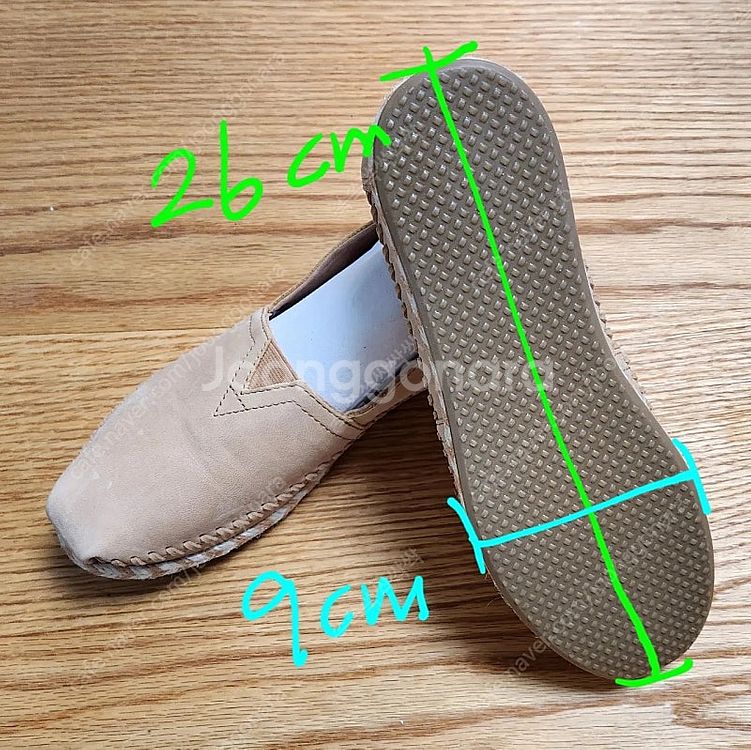 (새상품) TOMS 탐스 가죽 슬립온+에스파드류 US8...--3