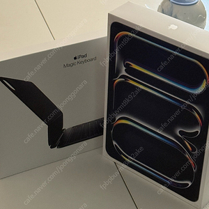 아이패드11pro M4칩 256GB 스탠다드글래스 실버 새상품 (와이파이)+ 매직키보드