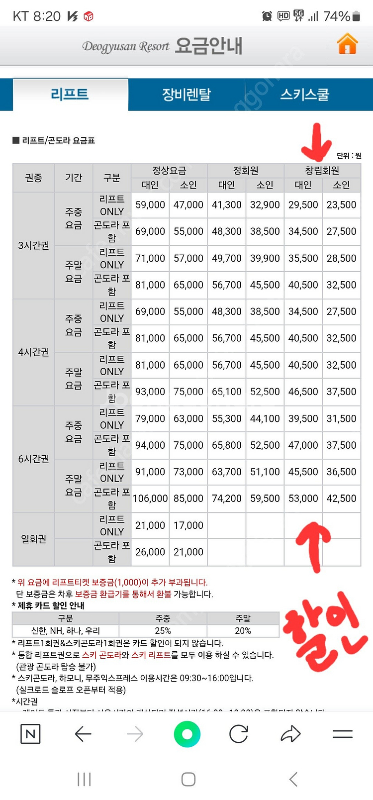 덕유산무주리조트회원권 창립실버 회원권 판매 (1480만...--3