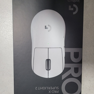 미개봉 새상품 로지텍 코리아 정품 로지텍G PRO X SUPERLIGHT 2 화이트 게이밍 마우스팝니다.