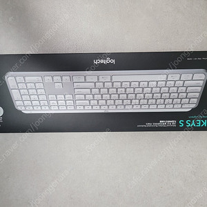 미개봉 새상품 로지텍 코리아 정품 MX KEYS S 무선 블루투스 키보드팝니다(페일그레이, 그라파이트)