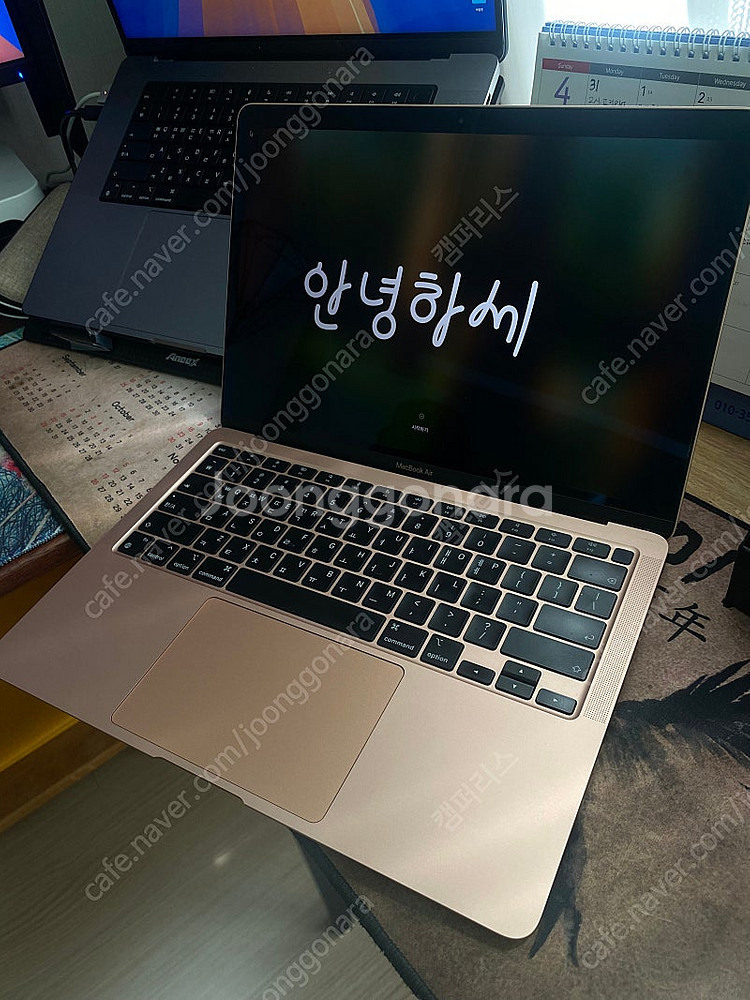 맥북 에어 m1 16/256 핑크골드--1