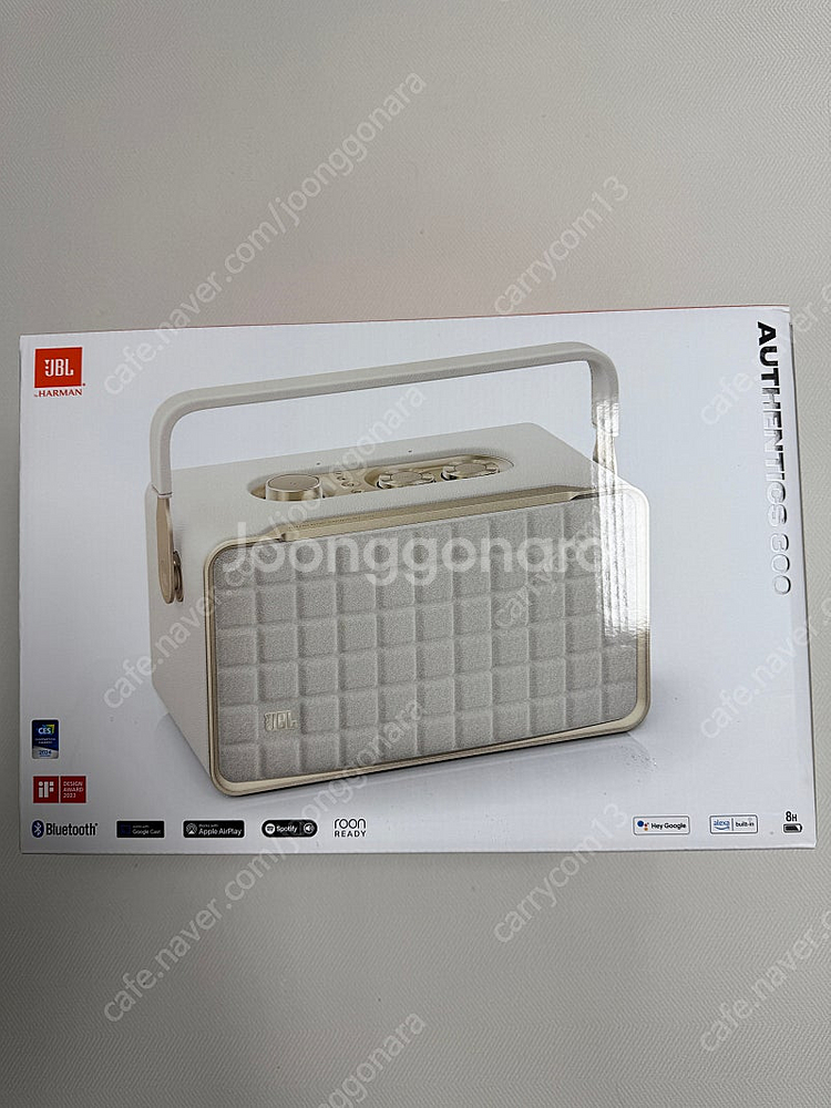 [단순개봉]JBL 어센틱 300 화이트 스피커 팝니다.--0