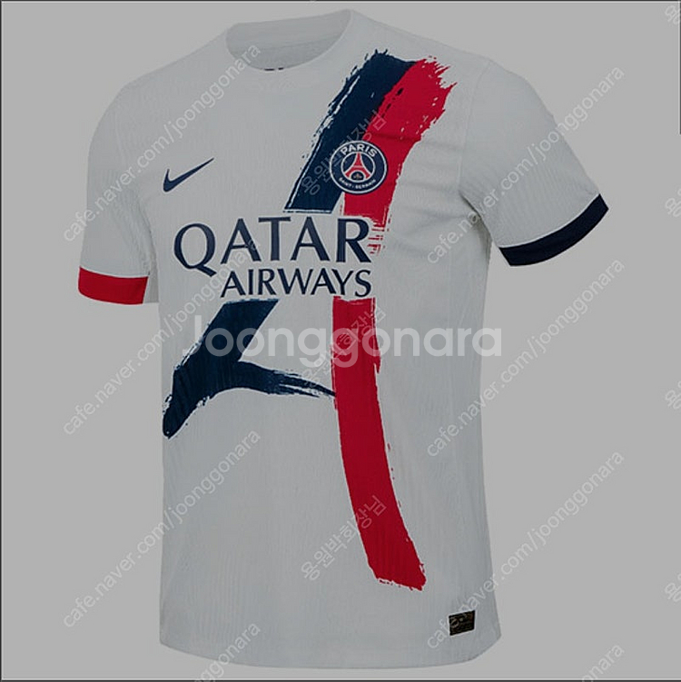 24-26 파리생제르망 어웨이 adv L사이즈 오피셜 마킹지 포함--2